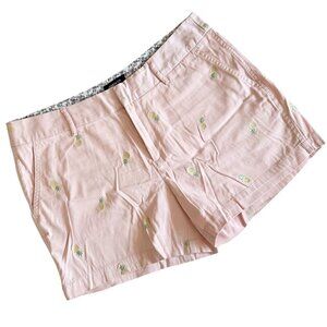Jones & Co Women's Pineapple Embroidered Shorts - Size 8
